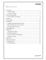 Preview for 3 page of DARAY X210 LED Operating & Installation Manual