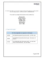 Preview for 5 page of DARAY X210 LED Operating & Installation Manual