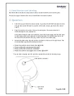 Preview for 9 page of DARAY X210 LED Operating & Installation Manual