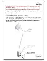 Preview for 10 page of DARAY X210 LED Operating & Installation Manual