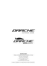 Preview for 8 page of DARCHE ECLIPSE 180 Set Up & Care Instructions