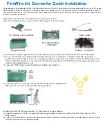 Dat Optic Firewire 1394 Bridge Quick Installation preview