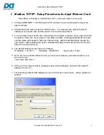 Preview for 3 page of Data Aire dap4 touch Protocol Manual