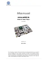 Preview for 1 page of Data Display Group ArtistaMEDIA PA-09 Series Manual