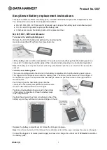 Data Harvest EasySense 5007 Instructions preview