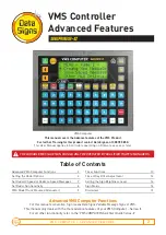 Preview for 2 page of Data Signs VMS II Series Advanced Features