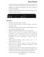 Preview for 7 page of Data-Tronix VidcasterIP DT-HDVD-IPSTR-ENC User Manual