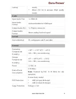 Preview for 11 page of Data-Tronix VidcasterIP DT-HDVD-IPSTR-ENC User Manual