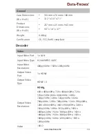 Preview for 12 page of Data-Tronix VidcasterIP DT-HDVD-IPSTR-ENC User Manual