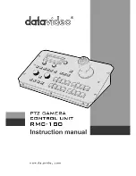 Data Video RMC-180 Instruction Manual preview