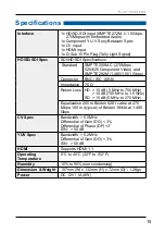 Preview for 15 page of Data Video TLM-700HD Instruction Manual