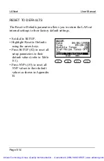 Preview for 144 page of DATACOM TEXTRON LANcat OneWay User Manual