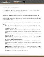 Preview for 17 page of Datajack Overdrive Pro User Manual