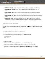 Preview for 18 page of Datajack Overdrive Pro User Manual