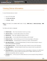 Preview for 31 page of Datajack Overdrive Pro User Manual