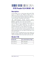 Preview for 5 page of Datalogic DLR-DK001-EU Product Reference Manual