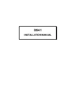 Preview for 2 page of Datalogic DS41-X0 Installation Manual