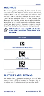 Preview for 43 page of Datalogic Gryphon I GBT4500 Quick Reference Manual