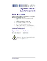 Preview for 9 page of Datalogic Gryphon I GM410X Quick Reference Manual