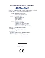 Preview for 27 page of Datalogic Magellan 3300HSi Quick Reference Manual