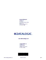 Preview for 172 page of Datalogic Pegaso Product Reference Manual