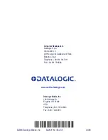 Preview for 60 page of Datalogic Pegaso Quick Reference Manual