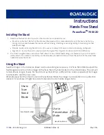 Preview for 1 page of Datalogic POWERSCAN 7000 2D Imager Instructions