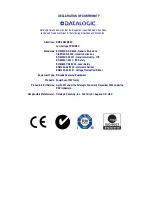 Preview for 27 page of Datalogic POWERSCAN 7000 2D Imager Quick Reference Manual