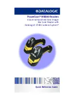 Datalogic PowerScan M8500 Quick Reference Manual preview