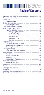 Preview for 3 page of Datalogic PowerScan PD9530-HP Quick Reference Manual