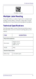 Preview for 23 page of Datalogic PowerScan PM9500 Quick Reference Manual