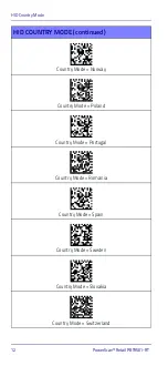 Preview for 22 page of Datalogic PowerScan Retail PBT9501-RT Quick Reference Manual