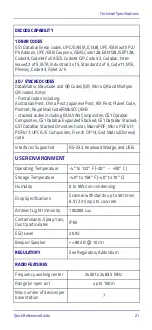 Preview for 31 page of Datalogic PowerScan Retail PBT9501-RT Quick Reference Manual