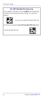 Preview for 42 page of Datalogic PowerScan Retail PBT9501-RT Quick Reference Manual