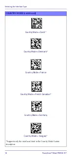 Preview for 18 page of Datalogic PowerScan Retail PD953X-RT Quick Reference Manual