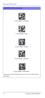 Preview for 20 page of Datalogic PowerScan Retail PD953X-RT Quick Reference Manual