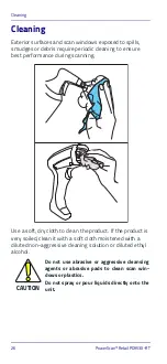 Preview for 34 page of Datalogic PowerScan Retail PD953X-RT Quick Reference Manual