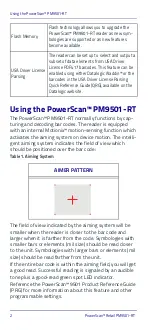 Preview for 10 page of Datalogic PowerScan Retail PM9501-RT Quick Reference Manual