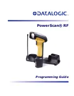 Datalogic PowerScan RF Programming Manual preview