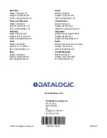 Preview for 84 page of Datalogic PreScan Advanced Configuration Manual