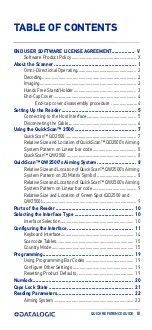 Preview for 3 page of Datalogic QuickScan 2500 Series Quick Reference Manual