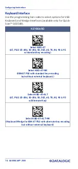 Preview for 24 page of Datalogic QuickScan 2500 Series Quick Reference Manual