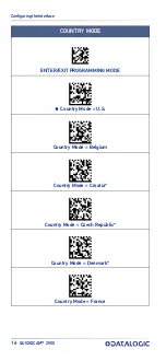 Preview for 26 page of Datalogic QuickScan 2500 Series Quick Reference Manual