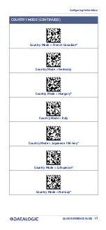 Preview for 27 page of Datalogic QuickScan 2500 Series Quick Reference Manual