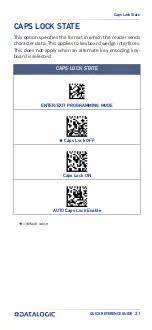 Preview for 31 page of Datalogic QuickScan 2500 Series Quick Reference Manual