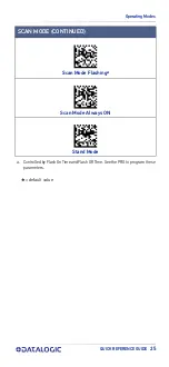 Preview for 35 page of Datalogic QuickScan 2500 Series Quick Reference Manual