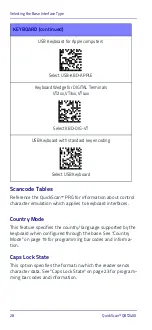 Preview for 36 page of Datalogic QuickScan BC2030 Quick Reference Manual