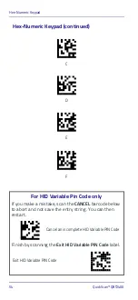 Preview for 62 page of Datalogic QuickScan BC2030 Quick Reference Manual