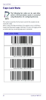 Preview for 28 page of Datalogic QuickScan QBT21 Series Quick Reference Manual