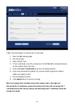 Preview for 48 page of Datavideo NVS-34 Instruction Manual